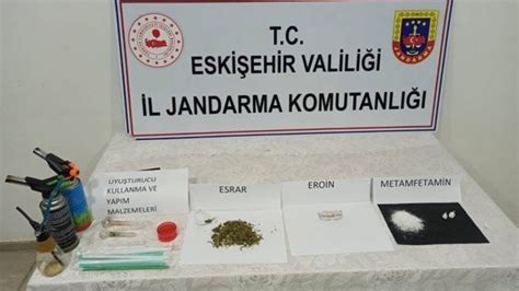 Eskişehir’de jandarmadan uyuşturucu operasyonu